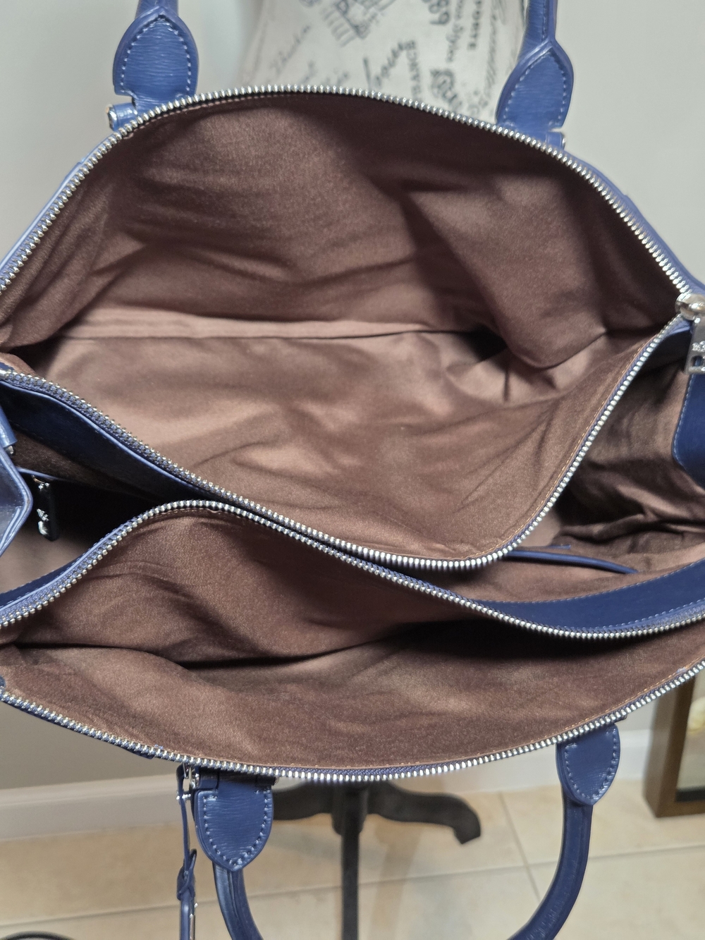 Lauren Ralph Lauren Newbury Double Zip Satchel - Picture 10 of 16